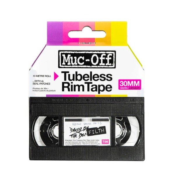 Producto - MUC-OFF CINTA DE LLANTA TUBELESS 10 mts X 30 mm