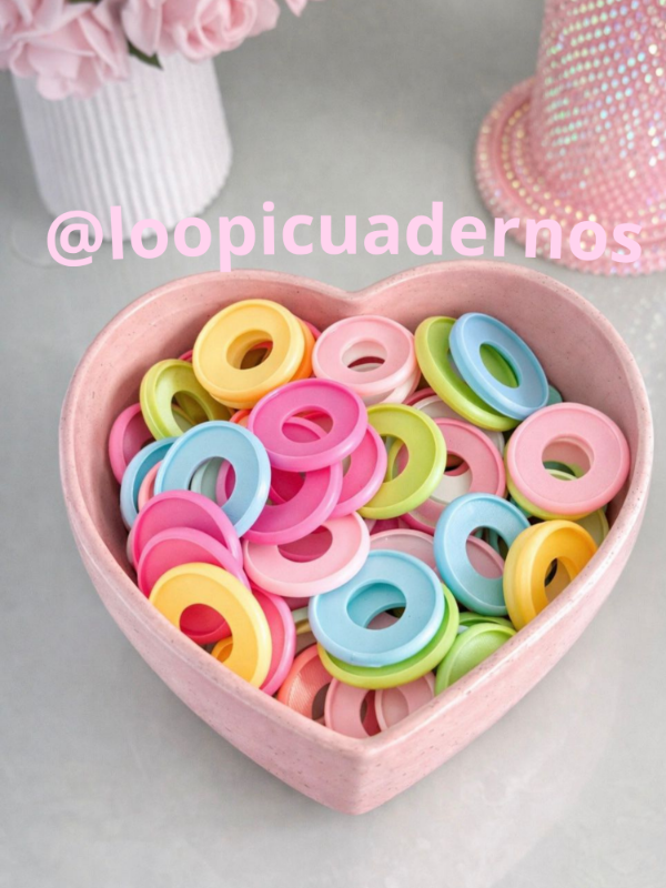 Producto - 500 Discos (35mm) para cuadernos inteligentes-LOOPI