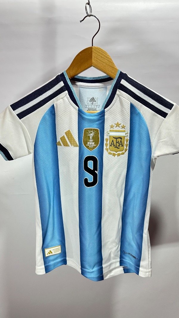 Producto - Julián Alvarez Argentina Titular 2026 Oficial Mundial EE.UU/Canada/Mexico Niños