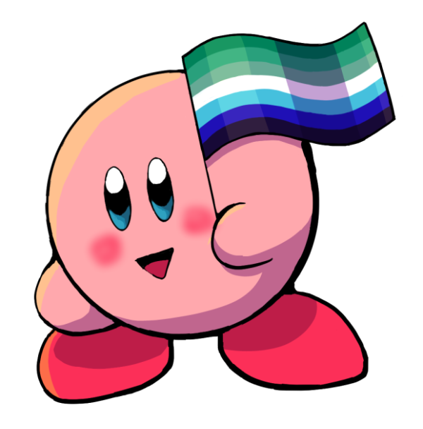 Producto - Sticker Kirby pride gay
