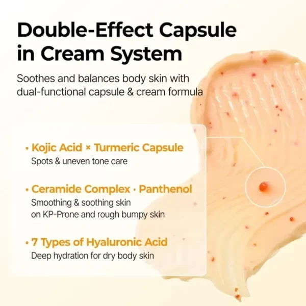 Producto - Dr Melaxin Kojic Acid Turmeric Capsule Body Cream 200g - 2