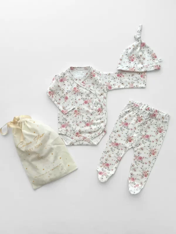 Producto - Ajuar Pima Martina Rosa 3 Piezas