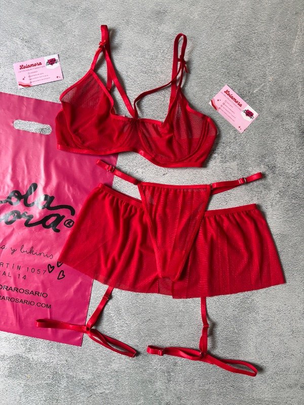 Producto - CONJUNTO KAROL ROJO - 4