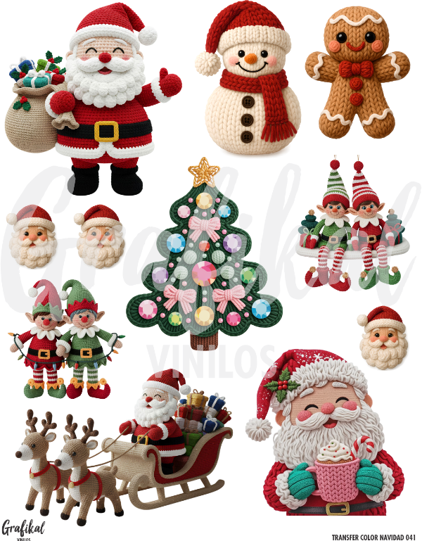 Producto - Transfer Color Navidad 041