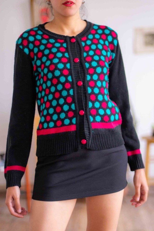 Producto - Cardigan Dots Talle: M-