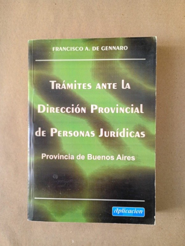 Producto - Trámites ante la Dirección Provincial de Personas Jurídicas - De Gennaro