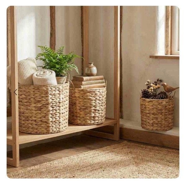 Producto - Cesto seagrass con manijas 28 24 22 cm