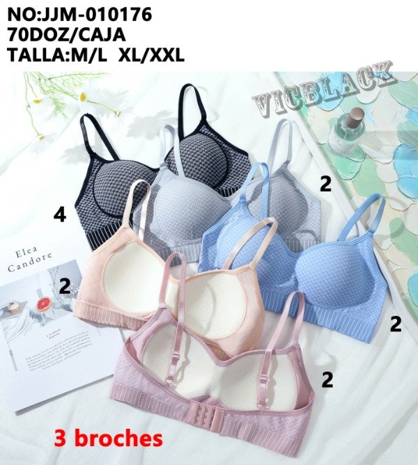 Producto - TOP SEMIARMADO MORLEY VICBLACK 176 (x6)