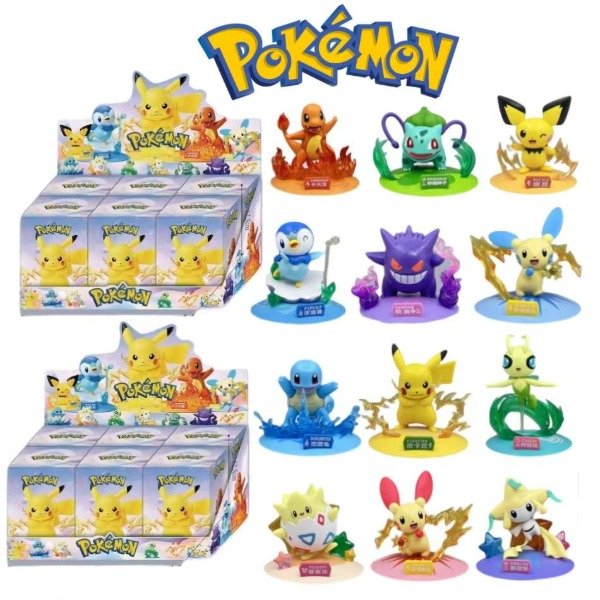 Producto - BLIND Box. POKÉMON Diorama - 10cm (Por unidad)