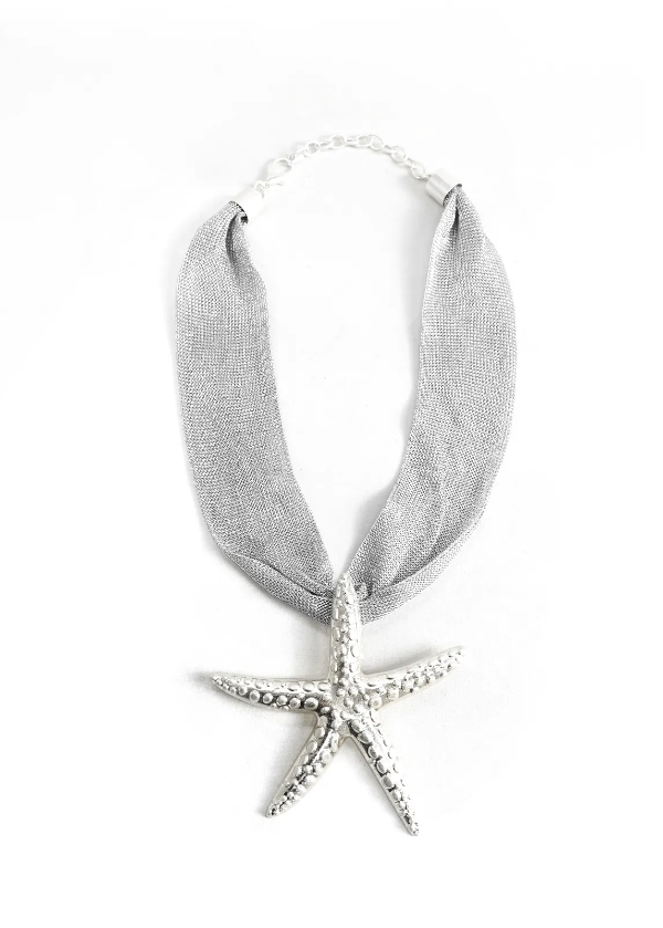 Producto - Collar Maxi Estrella de Mar Plateado