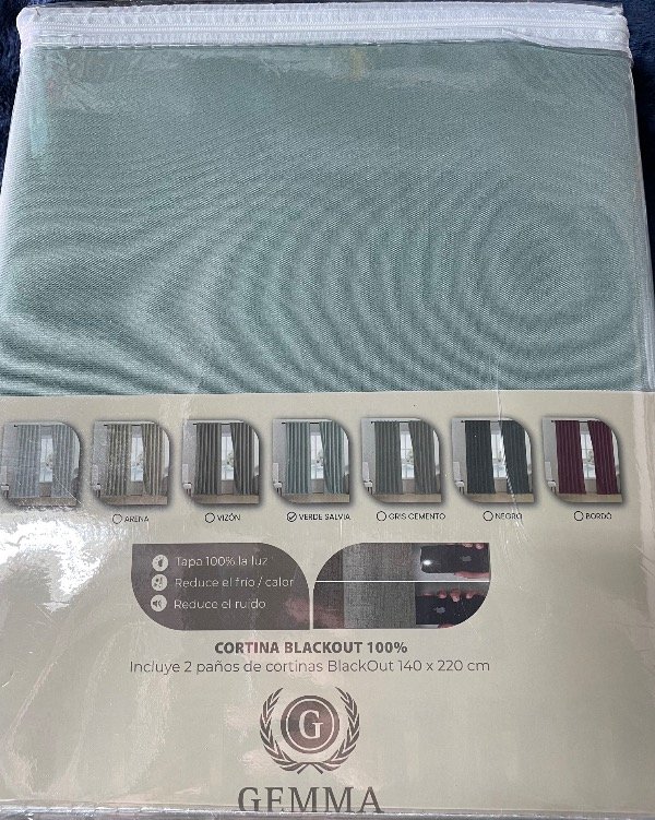 Producto - Cortina Blackout Gemma 100x100 - 1