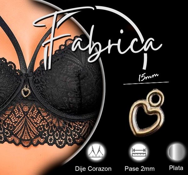 Producto - Dije Corazon chico (1 unidad)