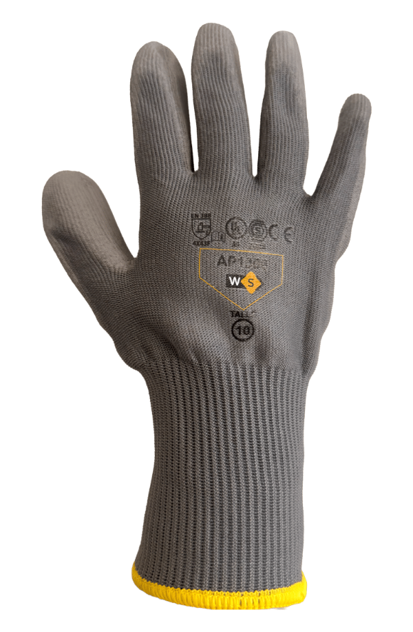 Producto - Guante anticorte nivel F, Tejido HPPE G13, baño PU - AP1306