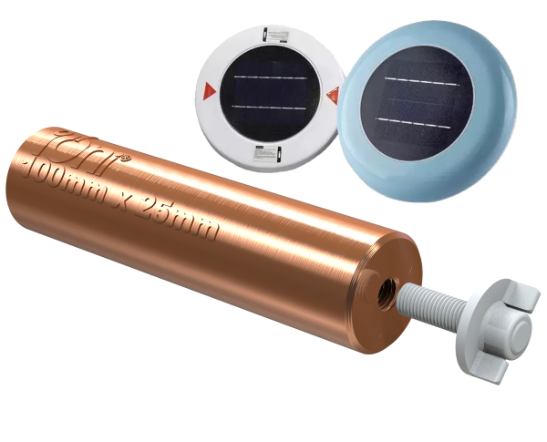 Producto - Anodo Barra Cobre Puro Repuesto Ionizador Solar 100mm X 25mm Ver Foto 2