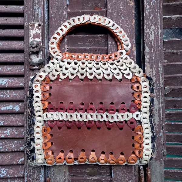 Producto - Cartera de Cuero "Recortes"