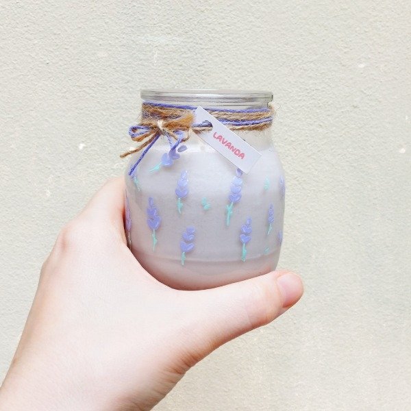 Producto - Vela de soja - Lavanda