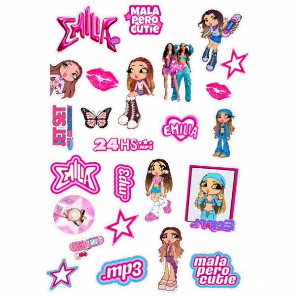 Producto - PLANCHA A4 PREDISEÑADA EMILIA - TATUAJES TEMPORALES - 1