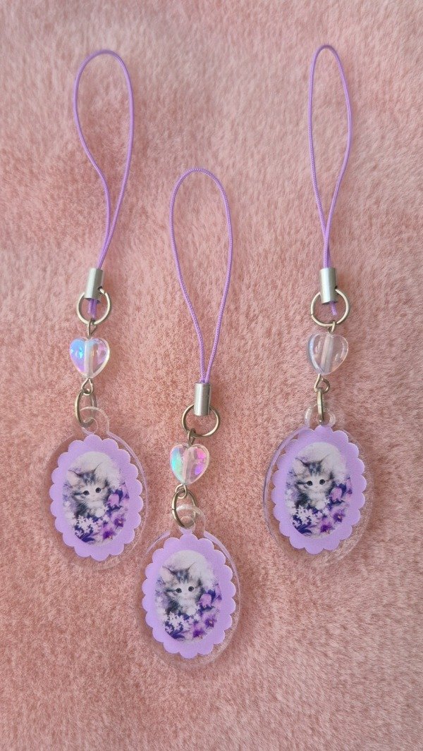Producto - Charm Gatito Lila