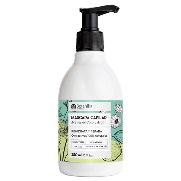 Producto - MASCARA CAPILAR COCO Y ARGÁN - BOTANIKA
