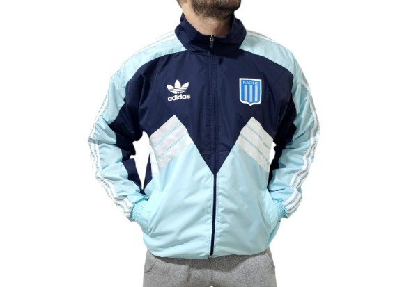 Campera retro celeste