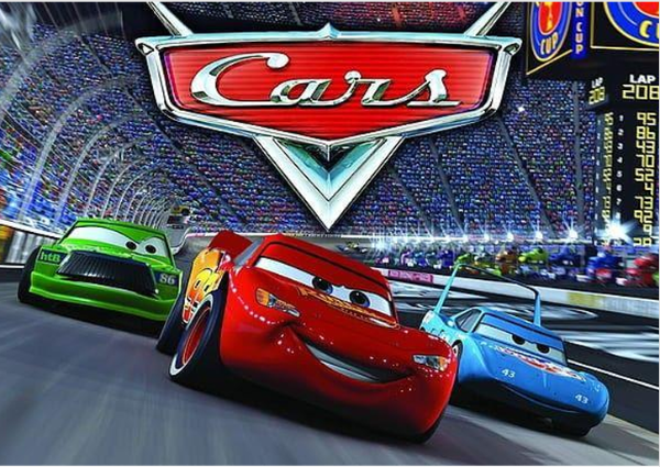 Producto - Lamina comestible rectangular cars 3