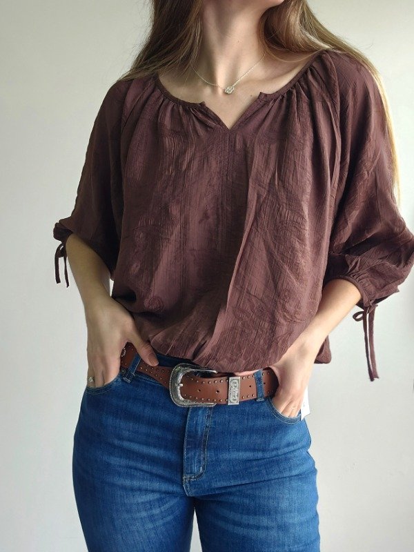 Producto - Blusa ROMA chocolate - 0