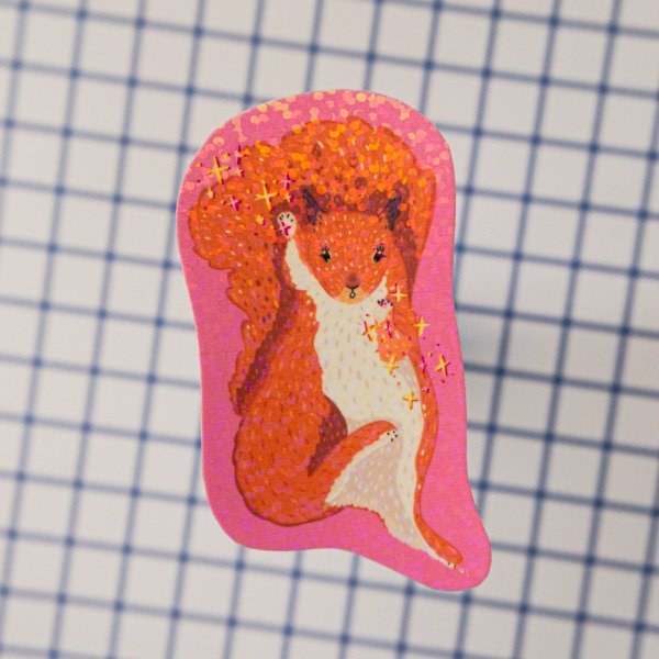 Producto - Ardilla Vogue - Sticker Laminado