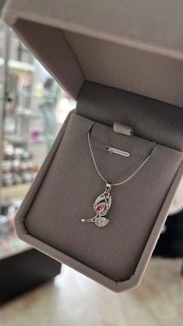 Producto - Collar tulipán rosa II - 1