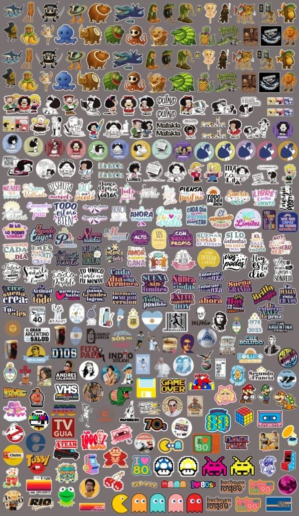 Producto - Plancha DTF UV Stickers Sueltos 2