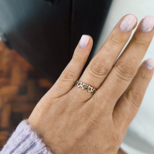 Producto - Anillo sinfín de estrellas (#507)