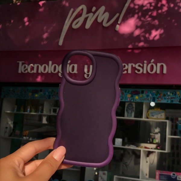 Producto - iPhone 15 Funda Wabes Violeta