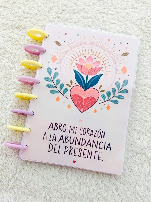 Producto - Cuaderno Sistema de Discos "Abro mi corazón"