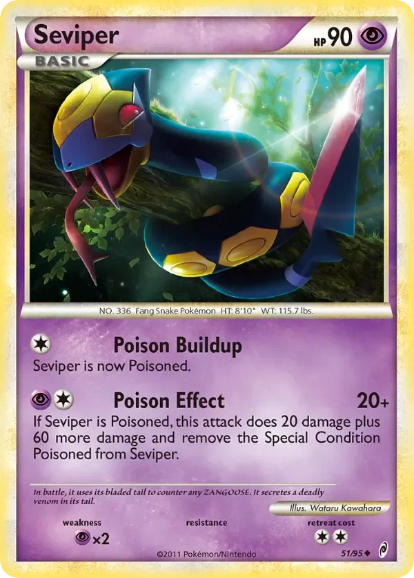 Producto - Seviper 51/95 HeartGold and SoulSilver: Call of Legends
