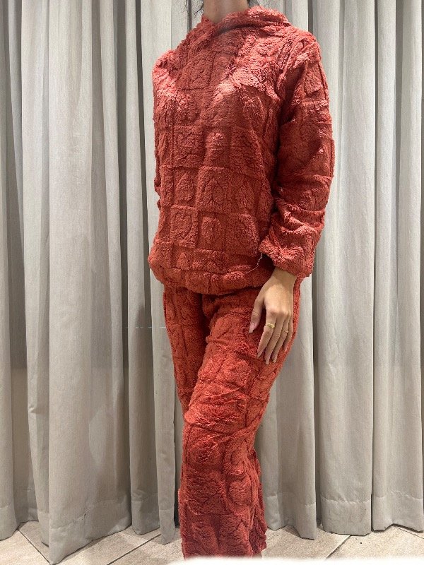 Producto - Pijama Hearts Terracotta