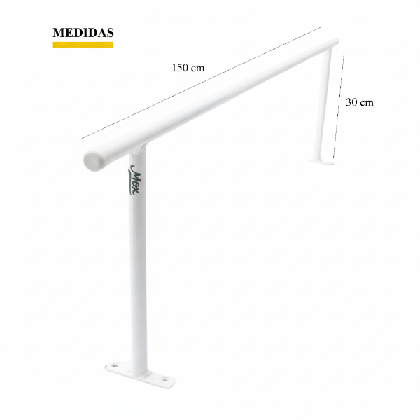 Producto - Perchero pared 150 cm blanco