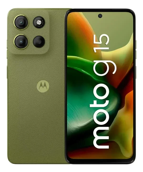 Producto - CELULAR MOTOROLA MOTO G15 128GB 4GB XT2521 VERDE CJ SLIM