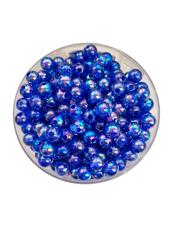 Producto - PERLAS HOLOGRAFICAS AZUL 6MM