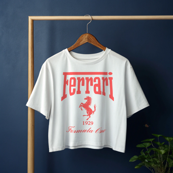 Producto - Remera Ferrari 1 crop