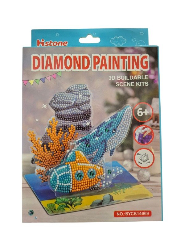Producto - Kit Diamond Painting 3D Base Acrílico - Mar