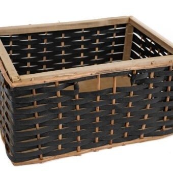 Producto - Canasto pino PVC negro