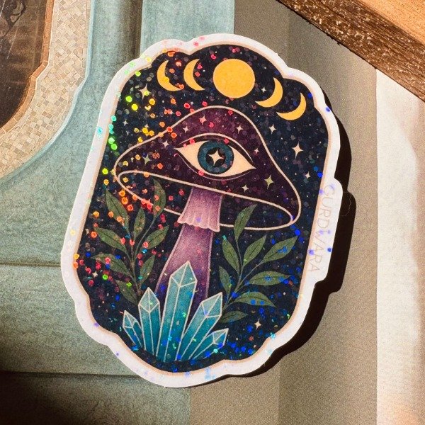 Producto - Sticker Visión Cósmica Laminado