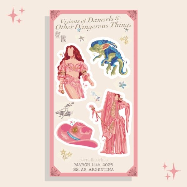 Producto - Set Troquelado 'Visions of Damsels and Other Dangerous Things' Chappell Roan