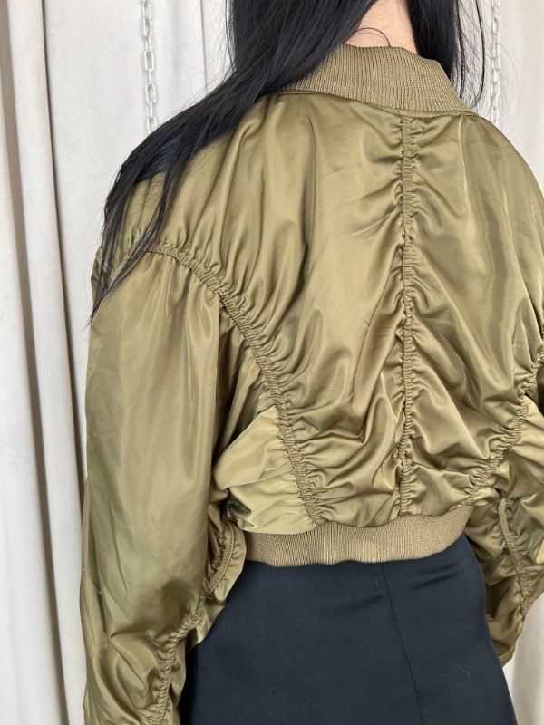 Producto - Satin Cargo Bomber Jacket - 9