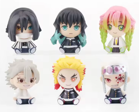 Producto - Figura Gashapones Demon Slayer chibi - 4cm (por duo)