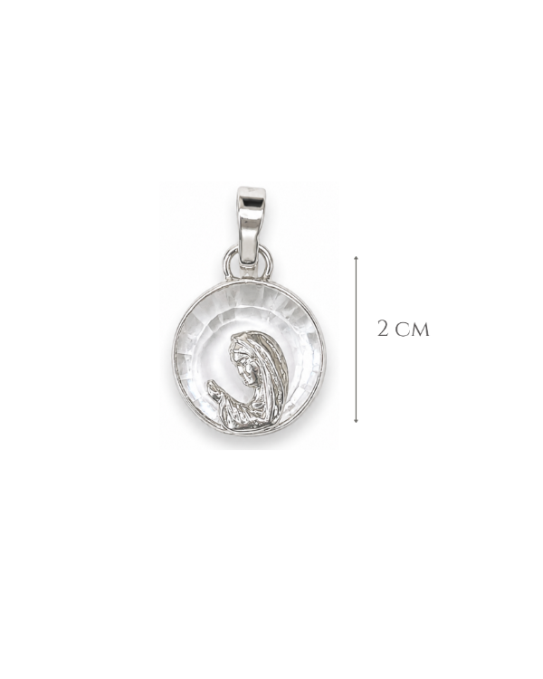 Producto - Dije de Plata imagen Virgen Niña - 1