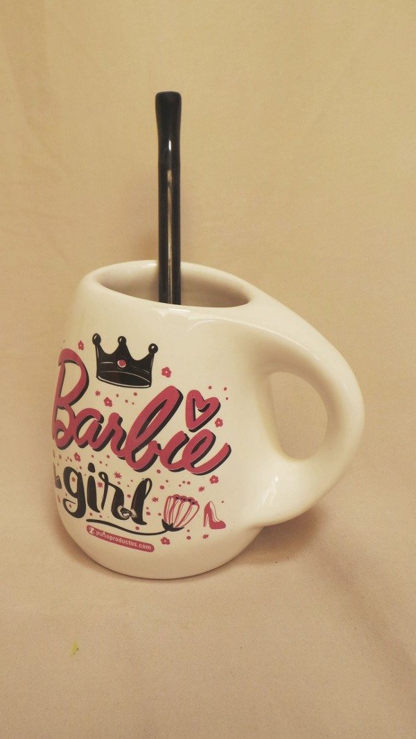 Producto - Mate Alfa - Barbie Girl Blanco