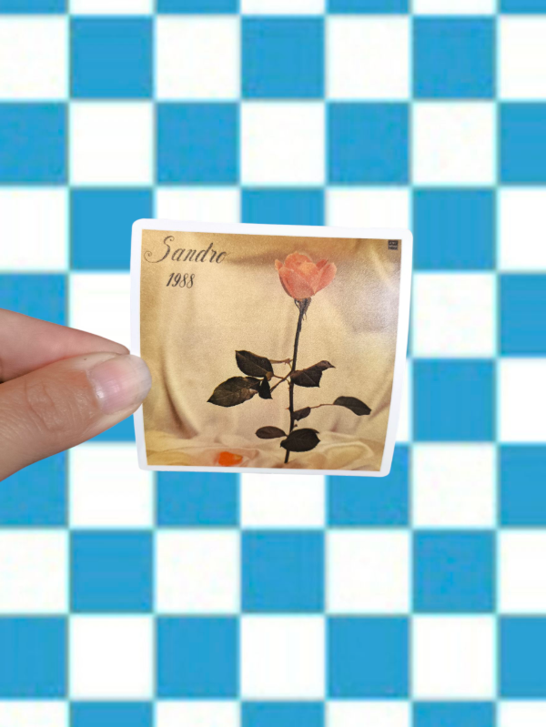 Producto - Sticker Vinilo Sandro Rosa