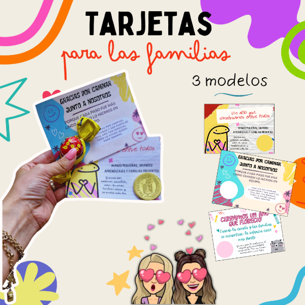 Producto - TARJETAS PARA LAS FAMILIAS CON MONEDITA/BONOBON