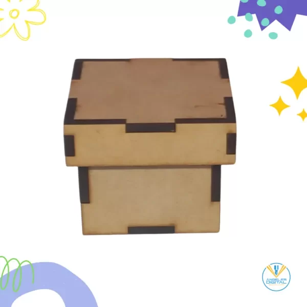 Producto - Caja Con Tapa Corte Láser de Varias Medidas