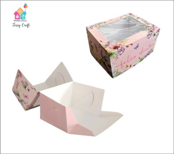 Producto - Caja Bisagra día de la Madre con visor - PS030
